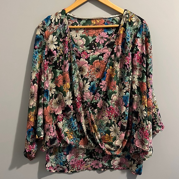 Flint & Moss Tops - FLINT & MOSS NEW YORK BLOUSE (XL)